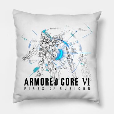 Armored Core Fires Of Rubicon Throw Pillow