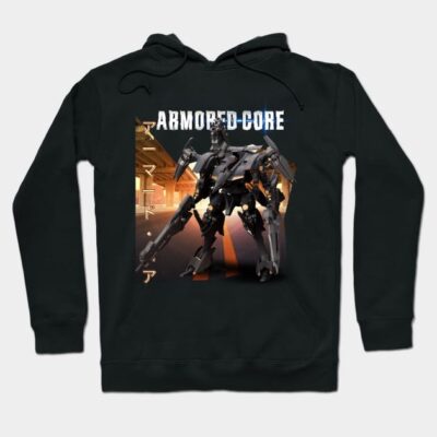 Armored Core Game Design Mech Hoodie