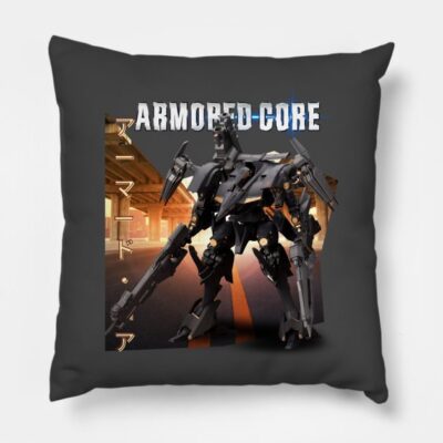 Armored Core Game Design Mech Warfare Throw Pillow
