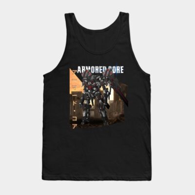 Armored Core Game Design Warfare Gaming Tank Top