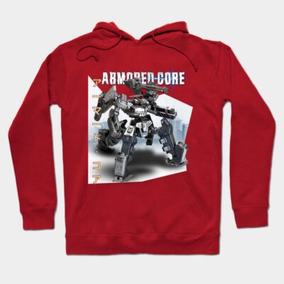 Armored Core Game Design Mech Warfare Gaming Hoodie