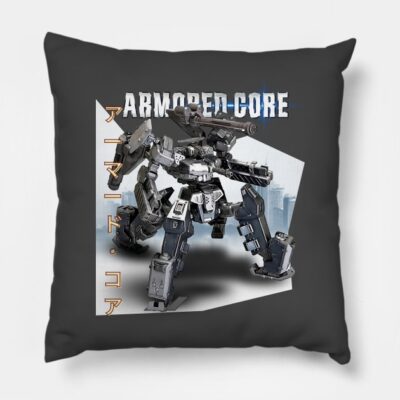 Armored Core Game Design Mech Throw Pillow