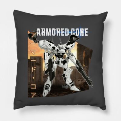 Armored Core Game Design Mech Gaming Throw Pillow