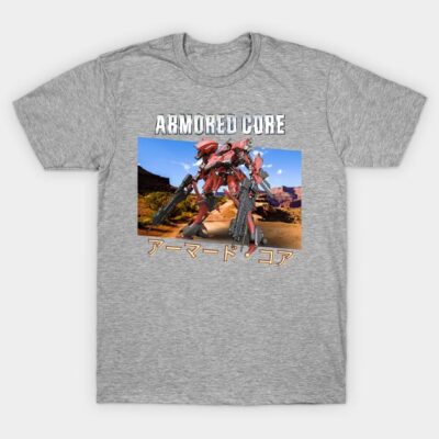 Armored Core Game Design Mech Warfare Gaming T-Shirt