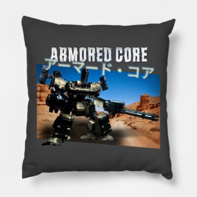 Armored Core Game Design Warfare Gaming Throw Pillow