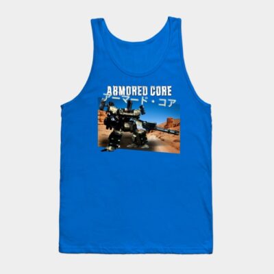 Armored Core Design Mech Warfare Gaming Tank Top