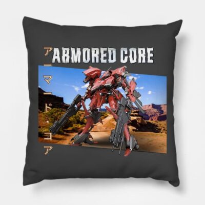 Armored Core Design Mech Warfare Gaming Throw Pillow