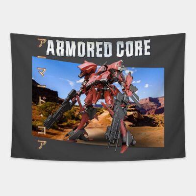 Armored Core Design Mech Warfare Gaming Tapestry