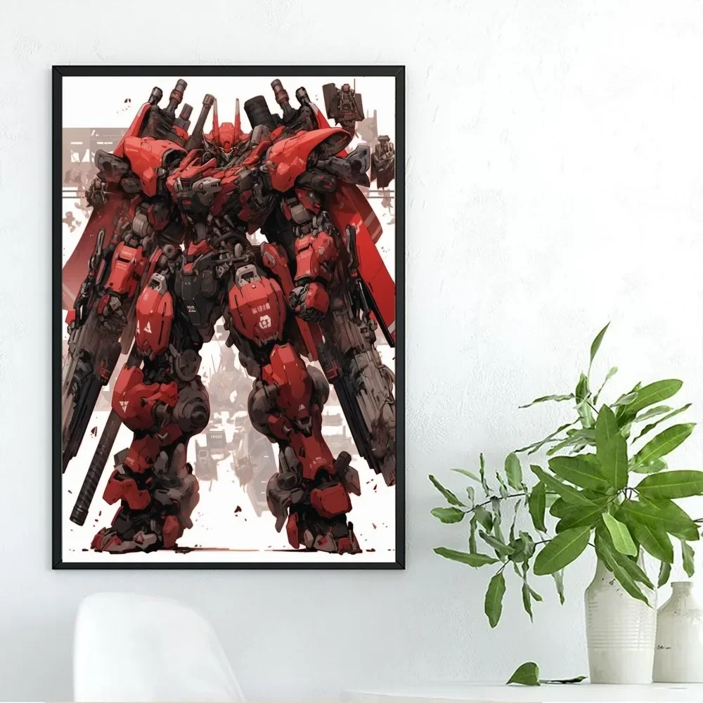 Armored Core VI Fires of Rubicon Game Poster Posters Kraft Paper Vintage Poster Wall Art Aesthetic 10 - Armored Core Store
