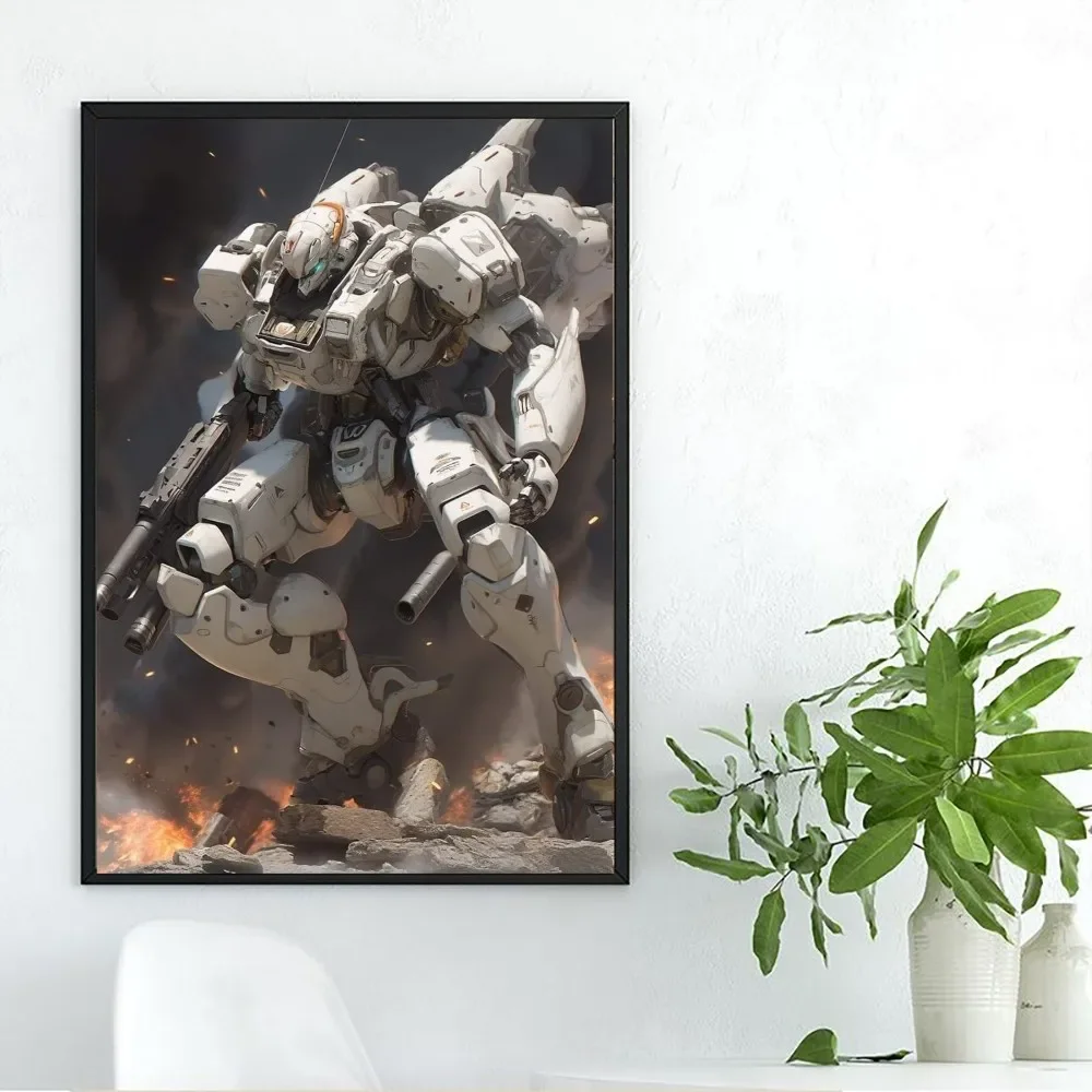 Armored Core VI Fires of Rubicon Game Poster Posters Kraft Paper Vintage Poster Wall Art Aesthetic - Armored Core Store