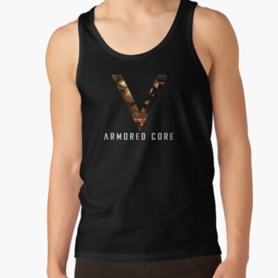Armored Core V 5 Ps3 Cover Logo Negative Tank Top