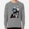 ssrcolightweight sweatshirtmensheather grey lightweight raglan sweatshirtfrontsquare productx1000 bgf8f8f8 2 - Armored Core Store