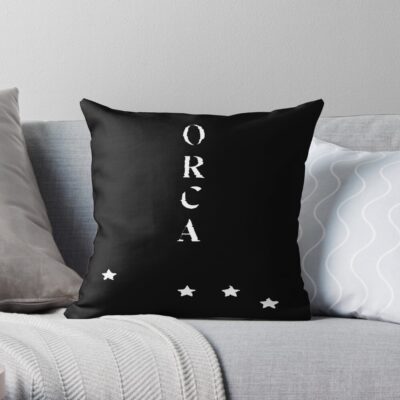 Armored Core For Answer Orca Corporation Logo Throw Pillow