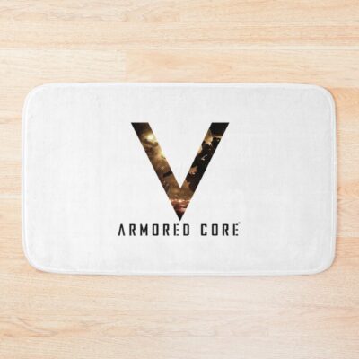 Armored Core Cover Logo Positive Bath Mat