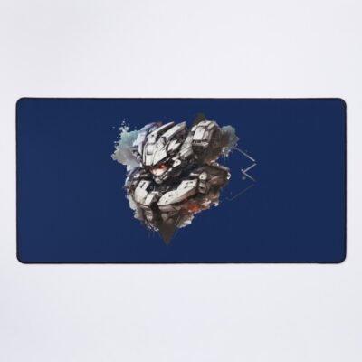 Armored Core Blue Mouse Pad