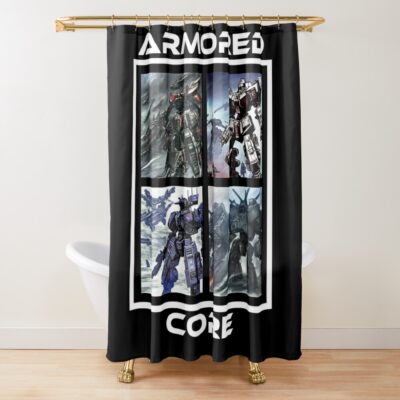 Armored Core Design 2024 Shower Curtain