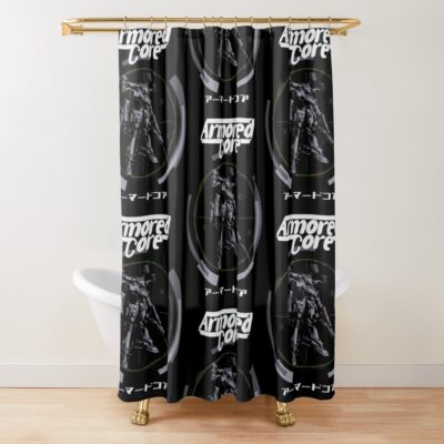 Armored Core Mecha Shower Curtain
