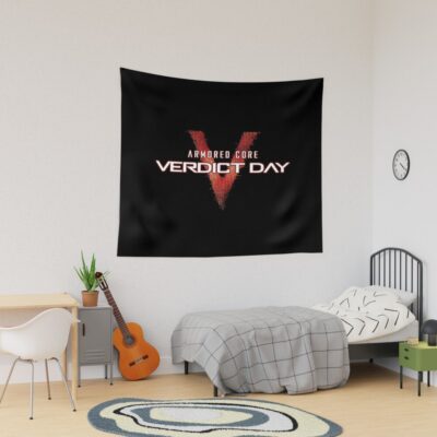 Armored Core V 5 Ps3 Verdict Day Logo Tapestry